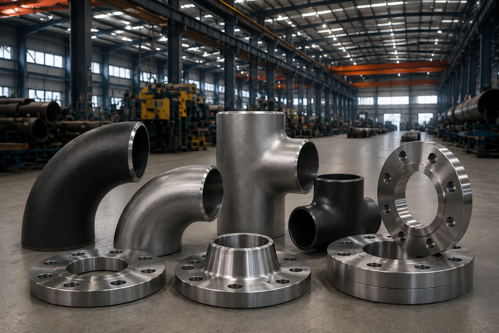 Steel Pipe Fittings Workshop - Manufacturing Facility